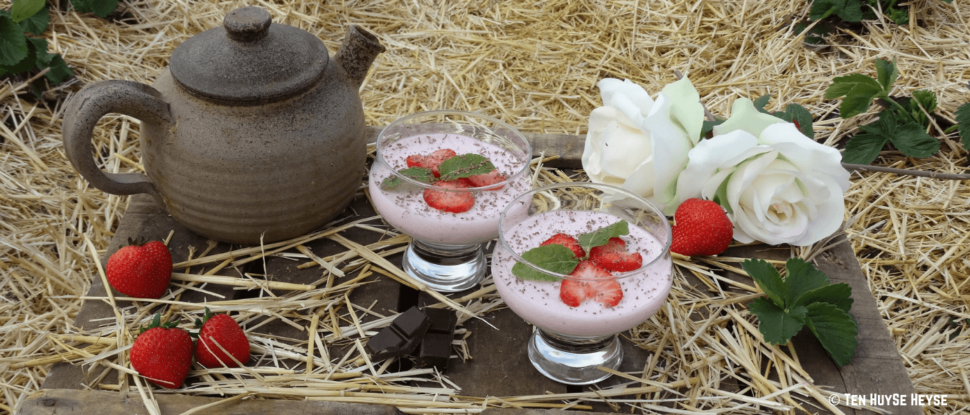 Aardbeienmousse