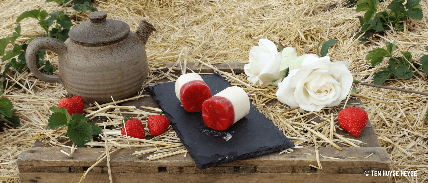 Kinderijsjes met aardbeien Kinderijsjes met aardbeien